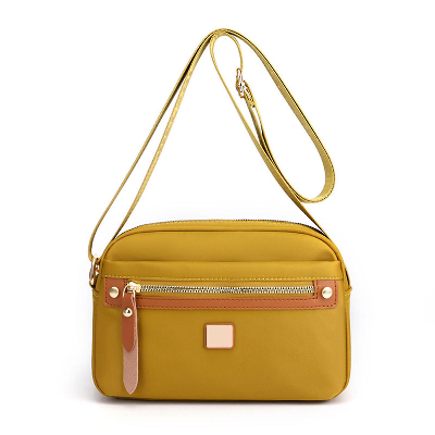 Picture of Nylon Fashion Cross-body Bag Lightweight Portable Shoulder Bag(golden color)