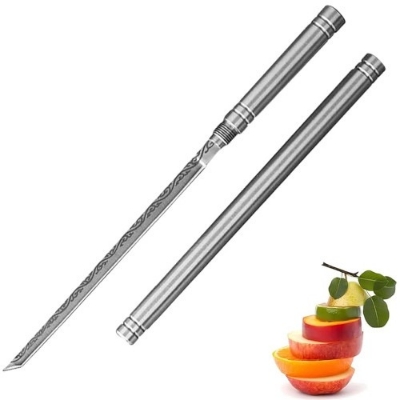Picture of Multipurpose Outdoor Portable Fruit-Knife with Sheath Portable Kitchen Tools