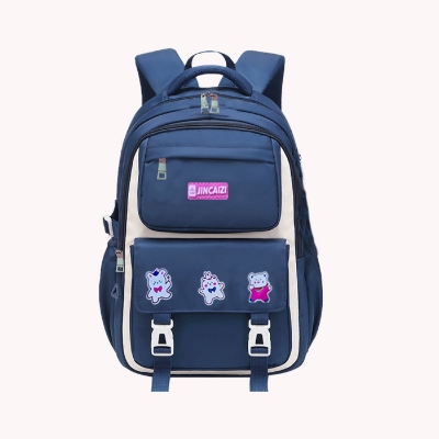 Picture of Kids Backpack Children School Bags for Girls Orthopedic Waterproof Primary Schoolbag Book Bag (blue)