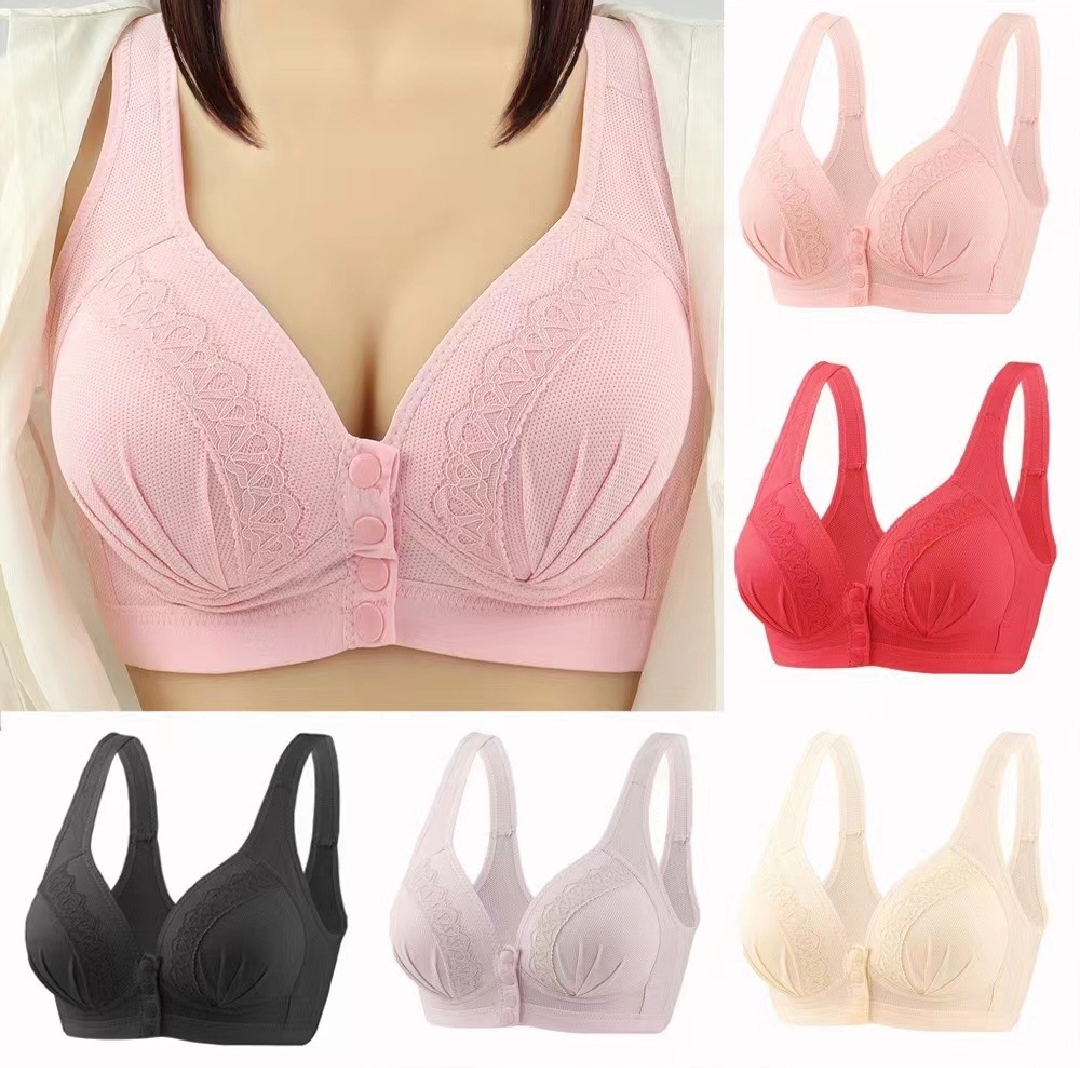 Picture of Imported Premium Stylish Front Button Mother Feeding Bra Nursing Bra Maternity Bra new born baby feeding Bra for women