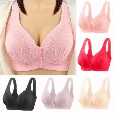 Picture of Imported Premium Stylish Front Button Mother Feeding Bra Nursing Bra Maternity Bra new born baby feeding Bra for women