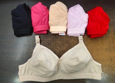 Picture of 1 Piece Cotton Bra Indian Comfortable lingerie Bra for Women