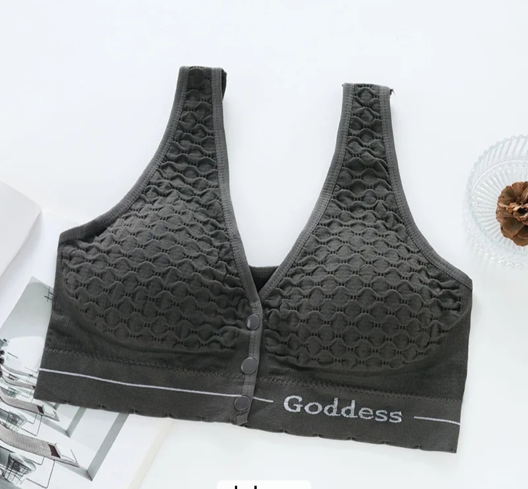 Picture of Imported Front Button Soft Cotton Maternity Bra Nursing Bra For New Born Baby Feeding (One Piece)