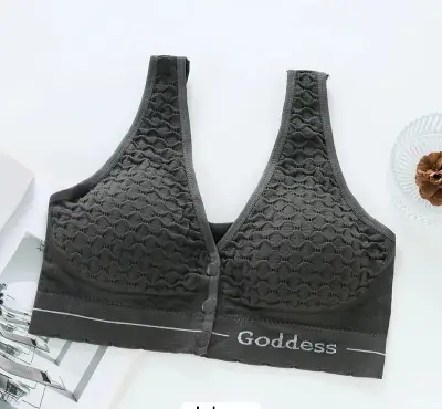 Picture of Imported Front Button Soft Cotton Maternity Bra Nursing Bra For New Born Baby Feeding (One Piece)