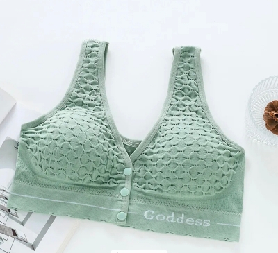 Picture of Imported Front Button Soft Cotton Maternity Bra Nursing Bra For New Born Baby Feeding (One Piece)