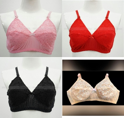 Picture of 3 Piece combo pack Net Soft Bra Comfortable Skin Friendly Stylish Bra for Women