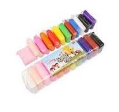 Picture of 12 pcs Super Clay Colors Air Dry Clay (Pack of 1Big Size)