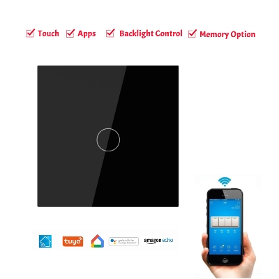 Picture of Wifi smart switch 4/3/2/1 gang switch works with Google and Alexa voice Control - Easy to Use And Maintain - Reliable and Durable