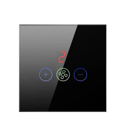 Picture of WiFi Smart Fan Switch can control fan remotely work with tuya app smart home voice control with google home mini and alexa work like sonoff smart wifi switch ifan3