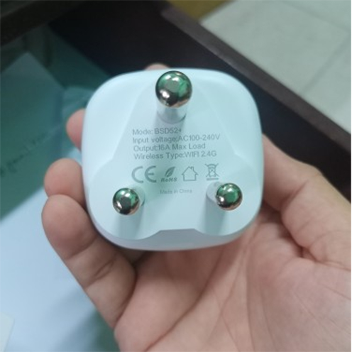 Picture of WIFI Smart Socket Plugs can control remotely with Tuya App with Smart Home Voice Control Google Home Mini and Alexa Sonoff Smart Wifi Plug