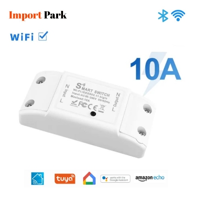 Picture of Smart Wifi Switch Breaker Smart Switch Voice Control Wifi Switch Mobile Phone App Remote Control work like sonoff wifi switch