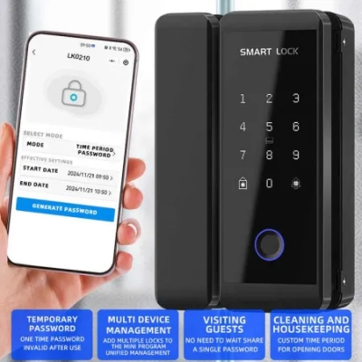 Picture of G1 TT Smart Finger Print  Lock for Glass Door