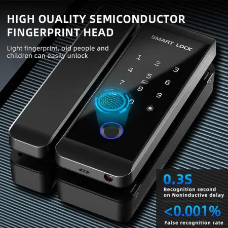 Picture of G1 TT Smart Finger Print  Lock for Glass Door