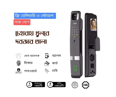 Picture of 3D facial recognition Automatic Tuya App Smart Door Lock with Camera