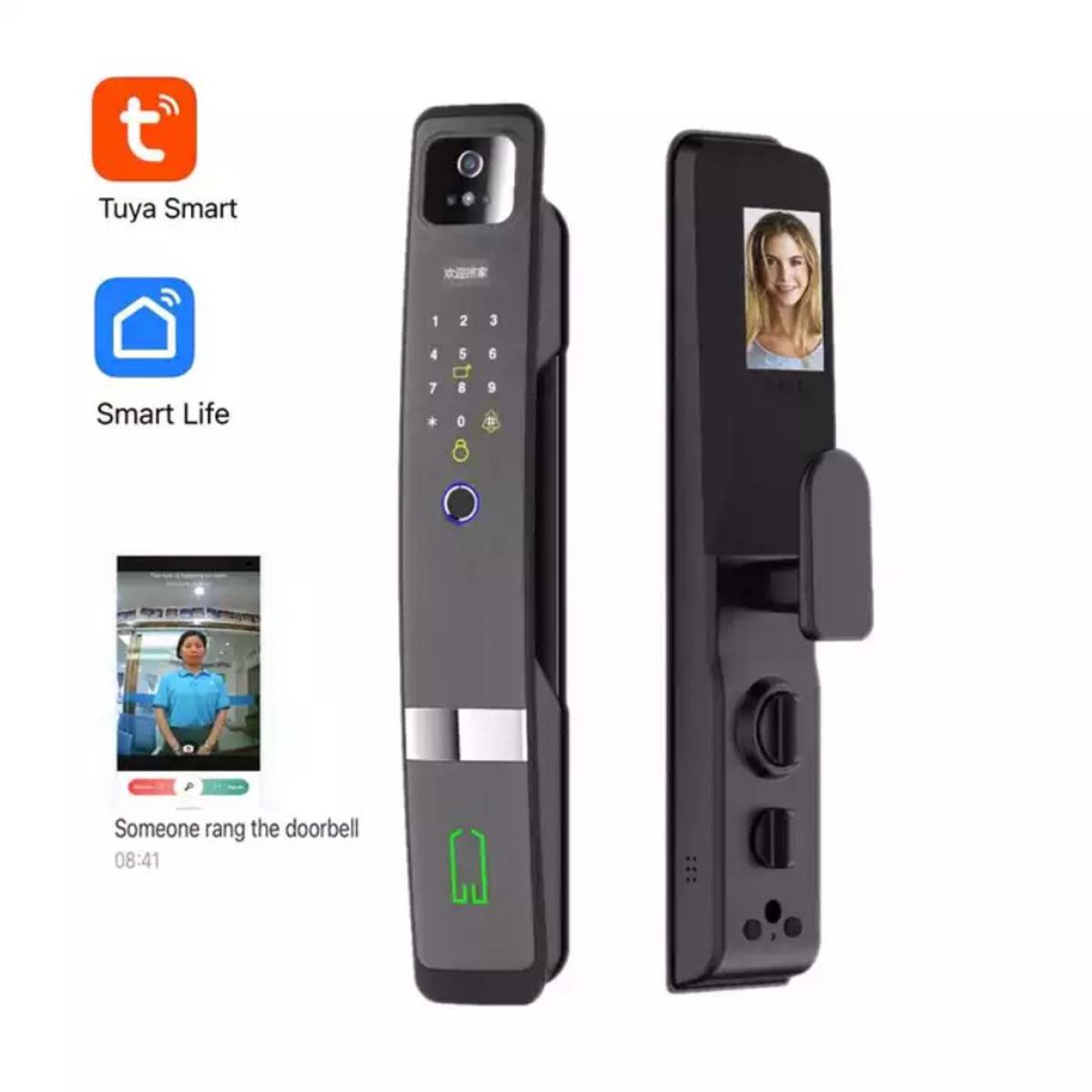 Picture of 3D facial recognition Automatic Tuya App Smart Door Lock with Camera