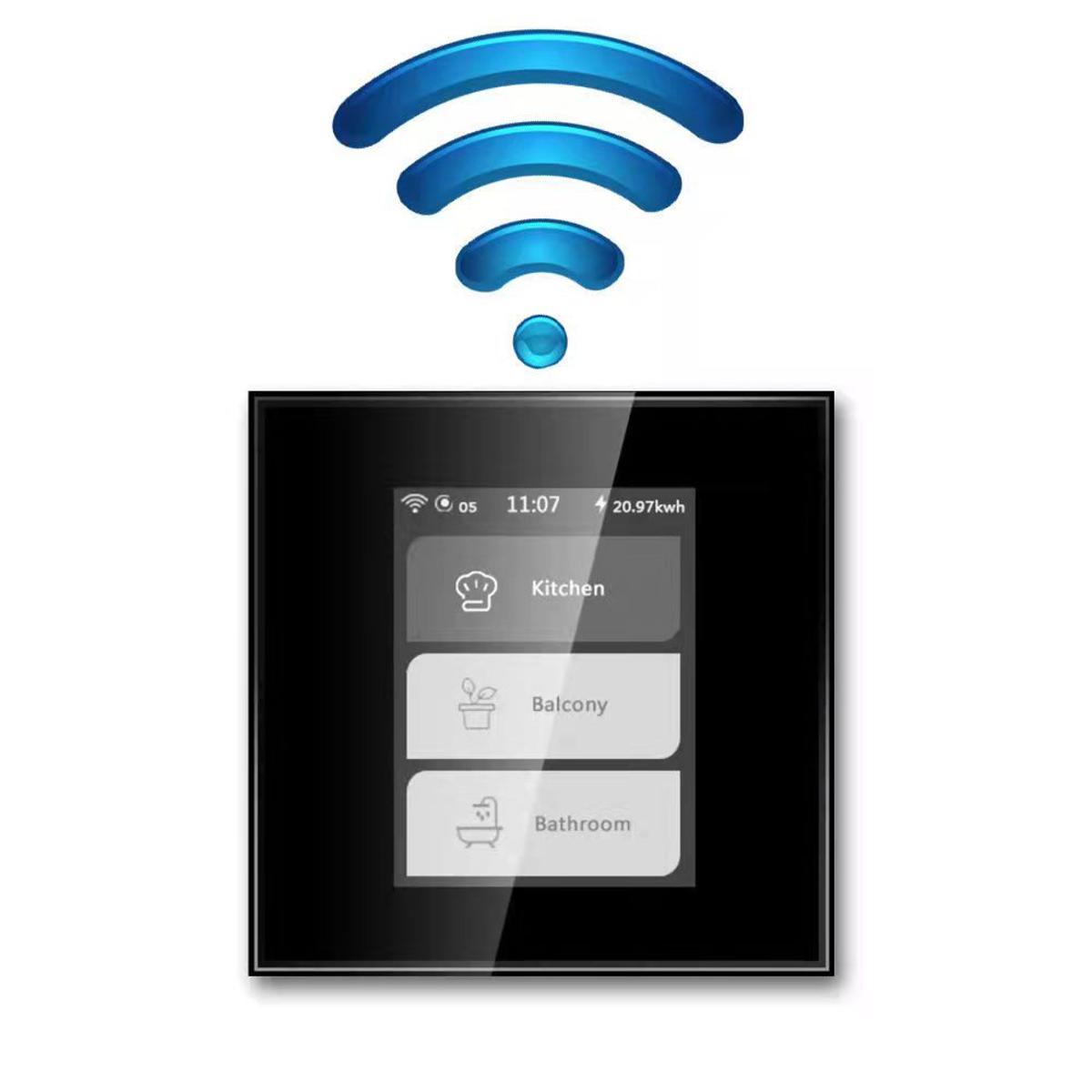 Picture of Tuya LCD WIFI Smart Touch Wall Switch