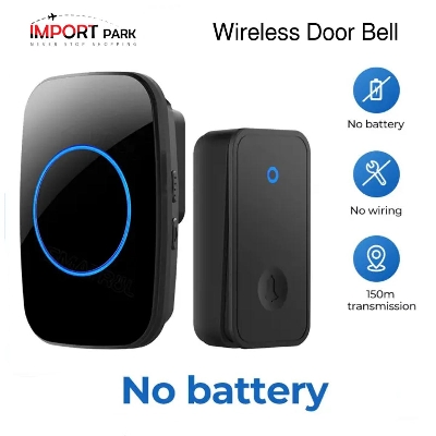 Picture of Wireless Door Bell Self Powered No Battery Required Waterproof for Smart Home