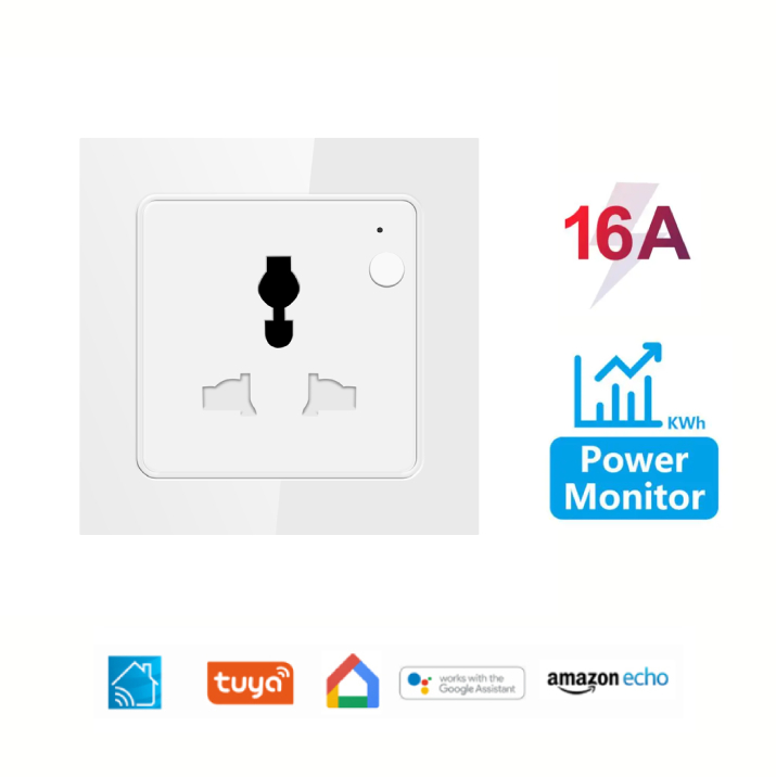 Picture of Wifi Smart 3 Pin well socket with power monitoring option - bong weed glass pipe