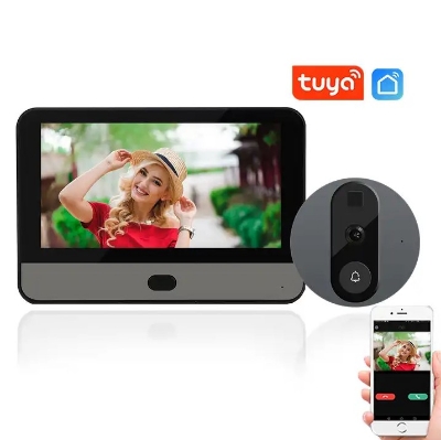 Picture of Wifi Wireless 1080P Video Doorbell Camera Tuya Smart Wifi Visual Door Bell and Video Intercom for Home Apartment