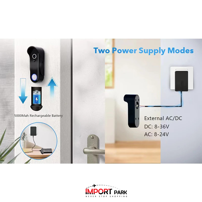 Picture of Tuya Cheap Smart Outdoor Camera And Indoor Monitor Intercom System Wireless Door Bell Camera Wifi Video Doorbell