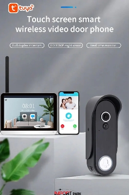 Picture of Tuya Cheap Smart Outdoor Camera And Indoor Monitor Intercom System Wireless Door Bell Camera Wifi Video Doorbell