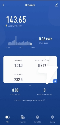 Picture of 63A WIFI Smart Switch TUYA Energy Meter Kwh Metering Circuit Breaker Timer with voltage current