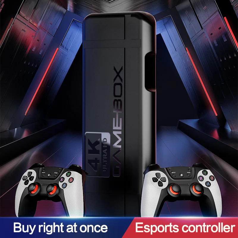 Picture of HDMI Dual Wireless Gamepad Support K9 game stick 4K Games Classic for PS1 games