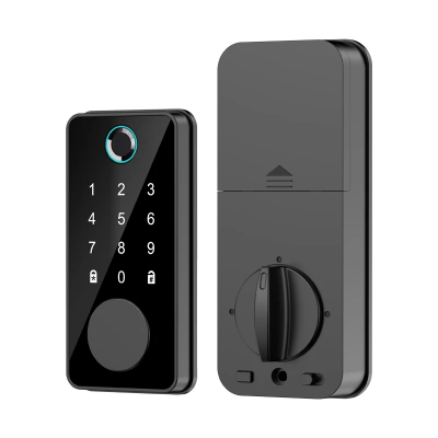 Picture of Smart Fingerprint Deadbolt Lock for Home, Hotel, and Apartment Security