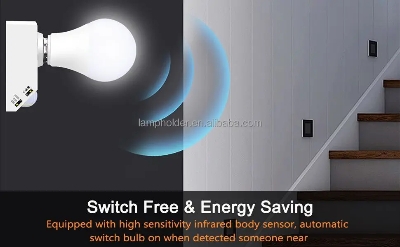 Picture of Adjustable Lamp Holder With PIR Motion Sensor