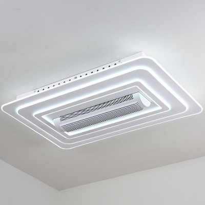 Picture of Remote Control Bladeless Ceiling Fan with Dimmable LED Light