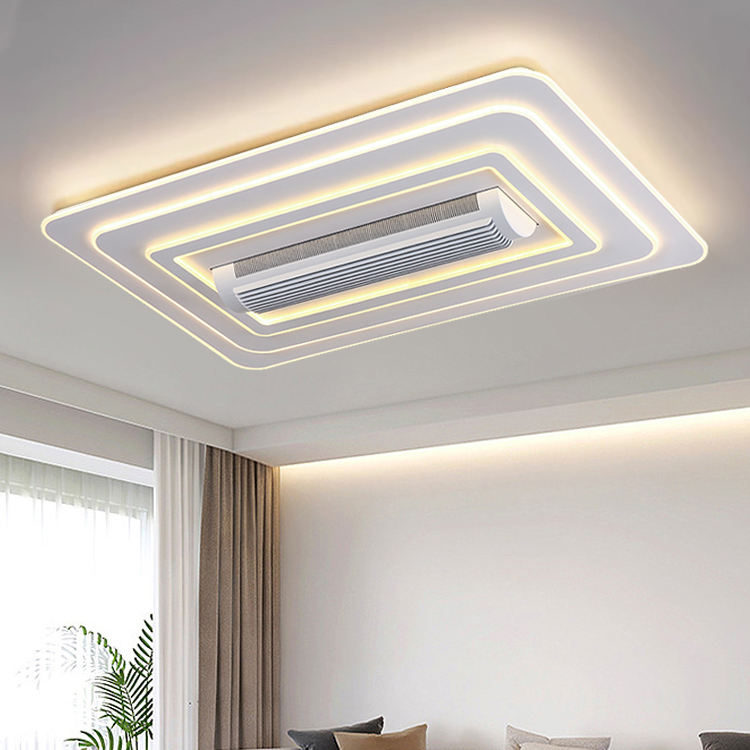 Picture of Remote Control Bladeless Ceiling Fan with Dimmable LED Light