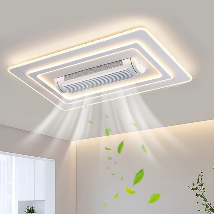 Picture of Remote Control Bladeless Ceiling Fan with Dimmable LED Light