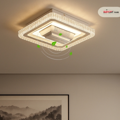 Picture of Remote Control Bladeless Ceiling Fan with Dimmable LED Light