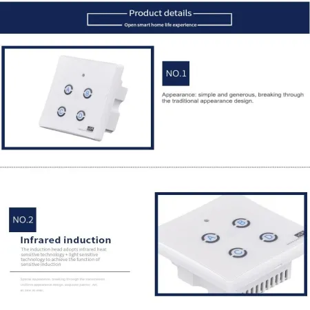 Picture of Fan+2 Light control Switch  with IR Remote
