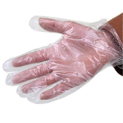 Picture of Clear Gloves 100 Pieces Large Polyethylene Gloves 3 Packet