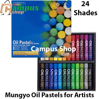 Picture of Mungyo Oil Pastels for Artists Set 24 Assorted Color Pastel MOP-24