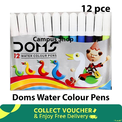 Picture of Doms Watercolor Sign Pens -12 Pieces