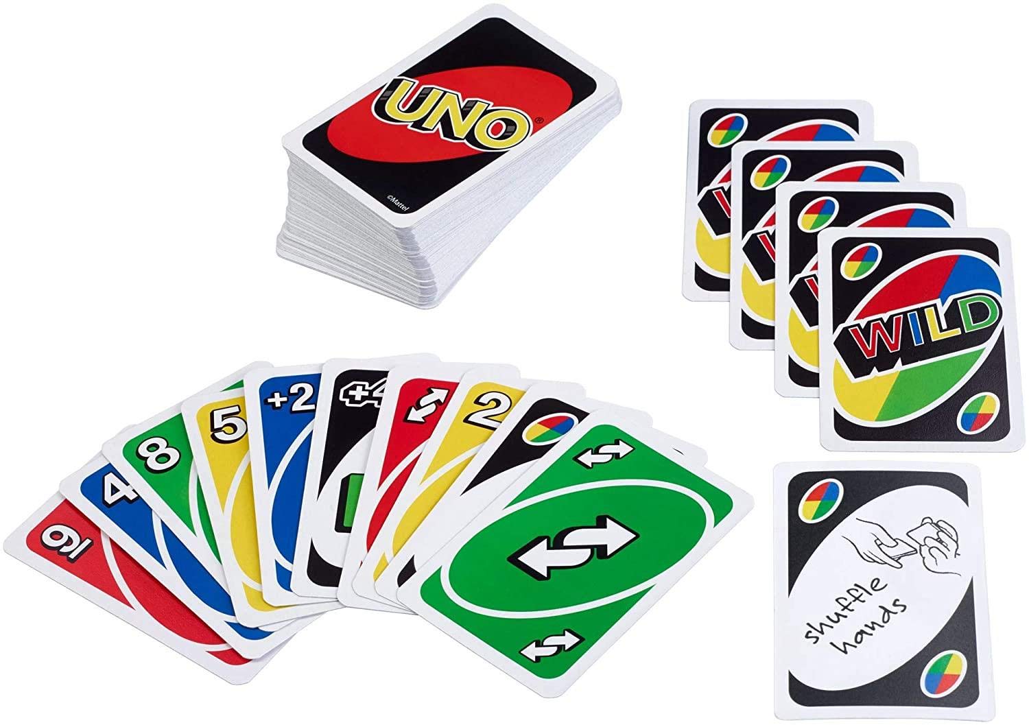 Picture of Uno Number 1 for Family Fun! Card Game/UNO H20 Card Game Waterproof Cards