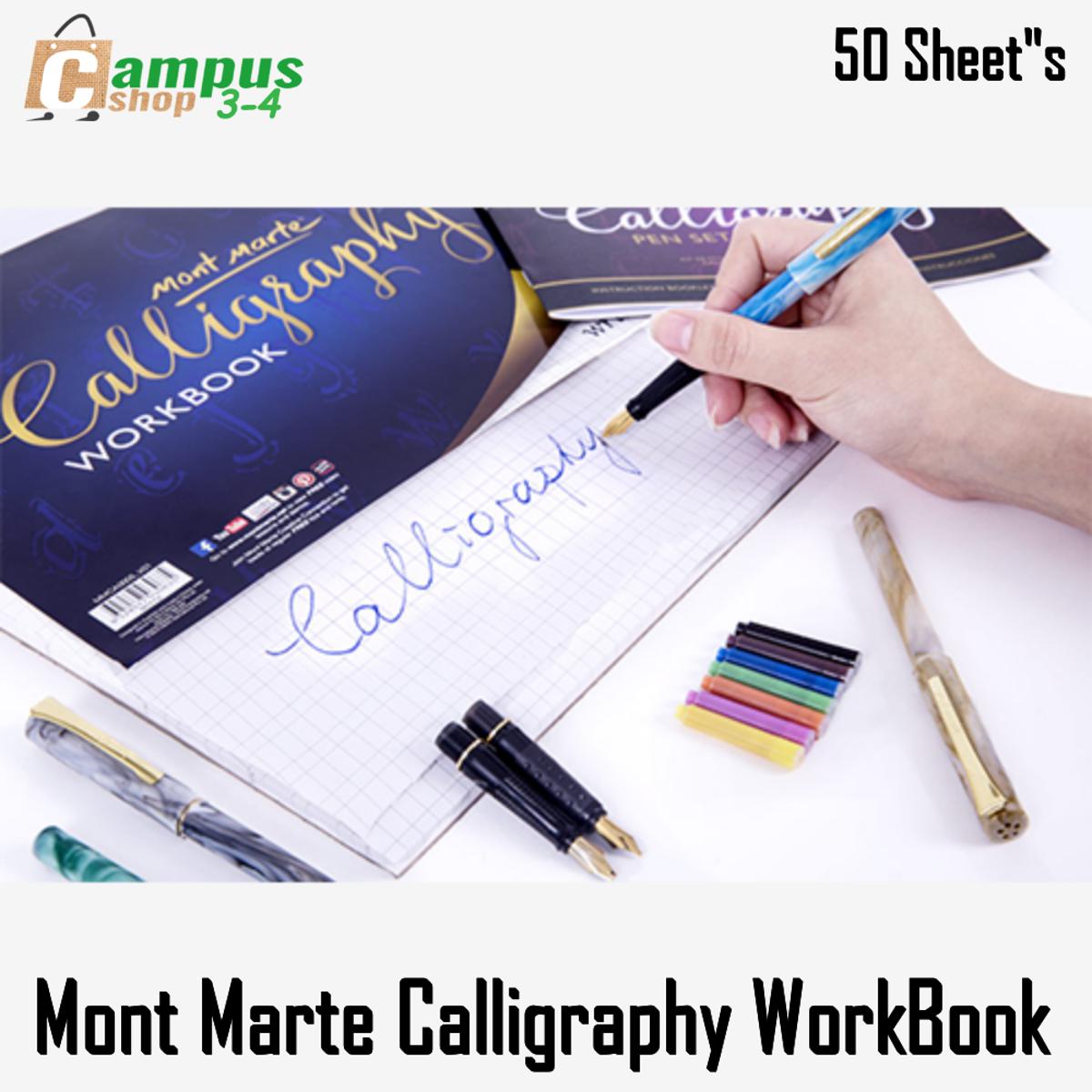 Picture of Mont Marte Calligraphy workBook 50 Sheets .
