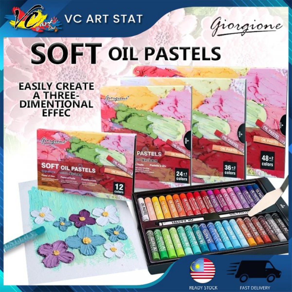 Picture of Unique Make - Giorgione Super Soft Artist Oil Pastel 3D Painting Sets Classic Color 12/24/36/48 - Innovative Design - To Exprerience Greatness