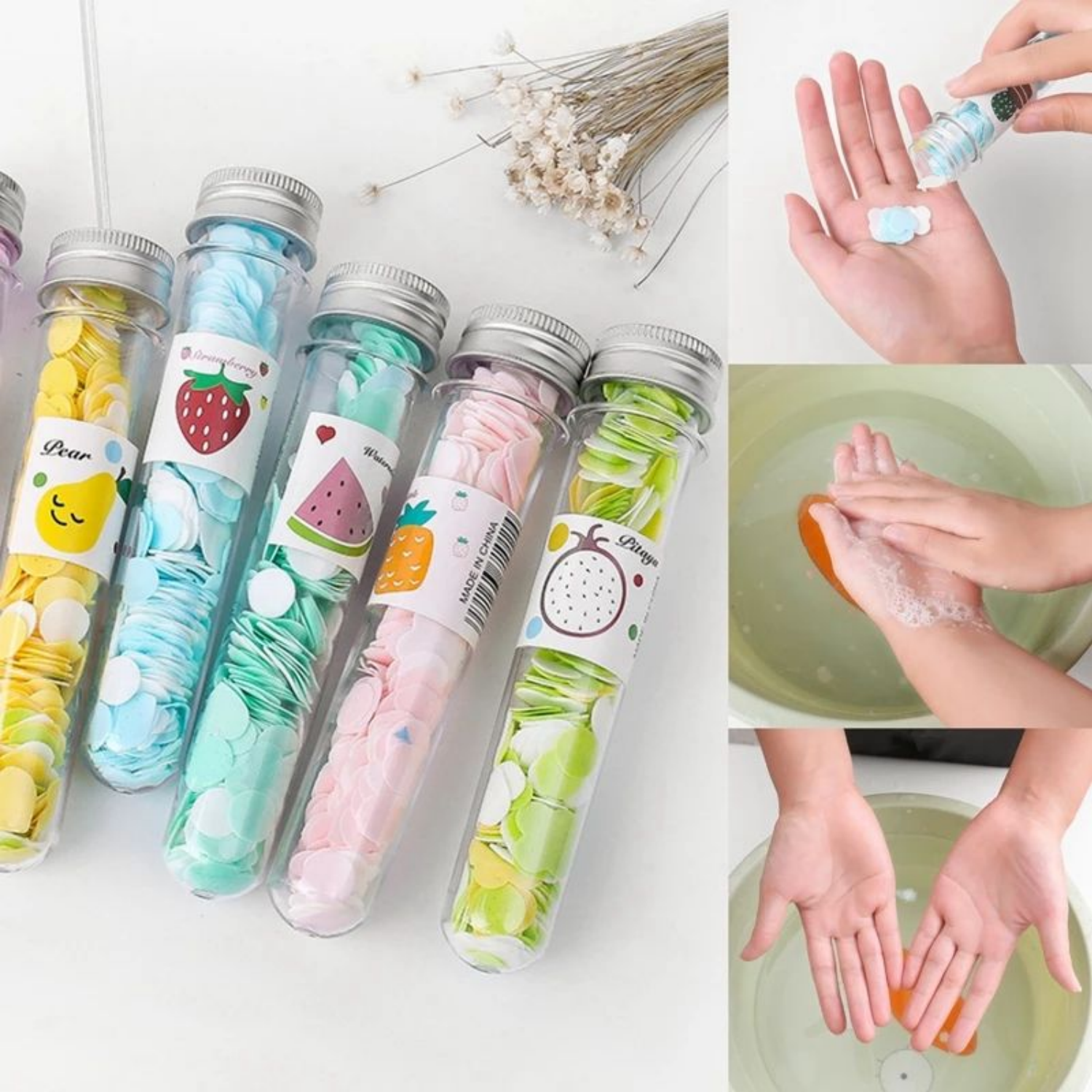 Picture of Portable Mini Flower Paper Soap(1pc)