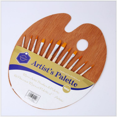 Picture of Keep smilling 007-12n artist palette set of 12 pcs for arts, crafts, drawing. - multi color