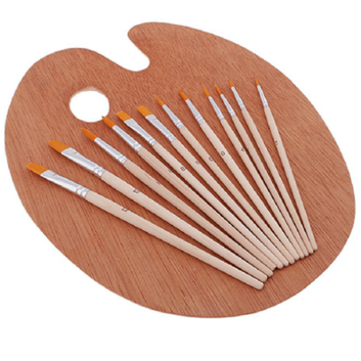 Picture of Keep smilling 007-12n artist palette set of 12 pcs for arts, crafts, drawing. - multi color