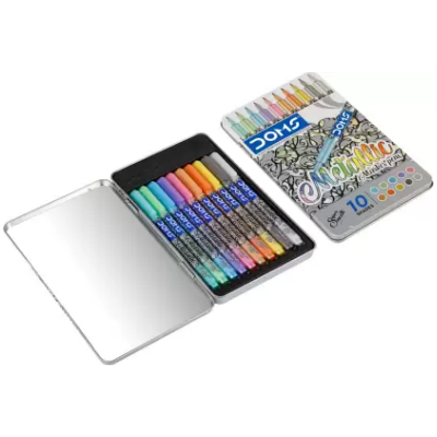 Picture of DOMS Metallic Marker Pens  (Set of 10, Multicolor)