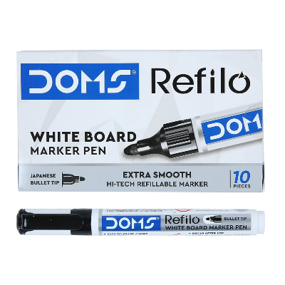 Picture of Doms Refilo White Board Pen (black)