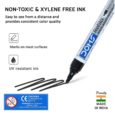 Picture of Doms Refilo White Board Pen (black)