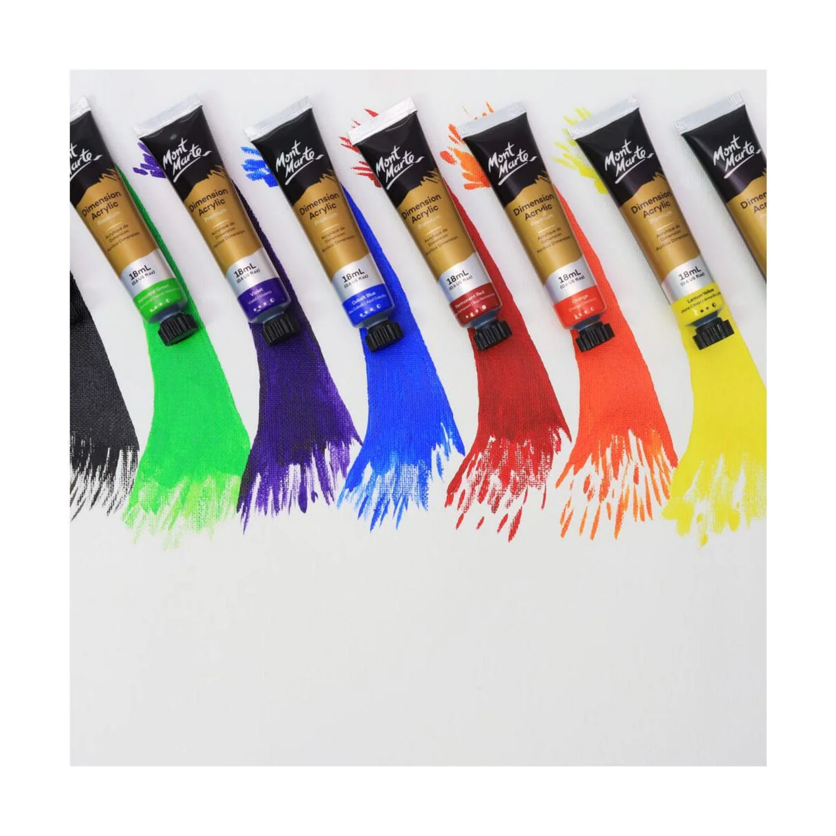 Picture of Mont Marte Dimension Acrylic Intro Set 8pc x 18ml