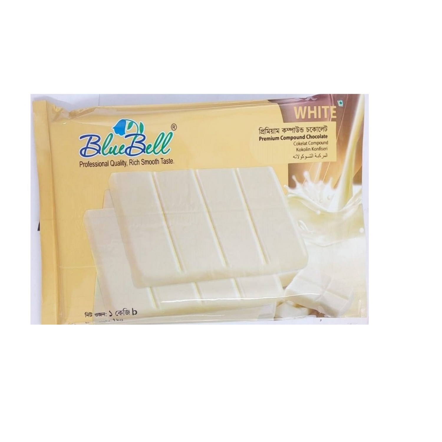 Picture of Bluebell White Compound Chocolate 1kg