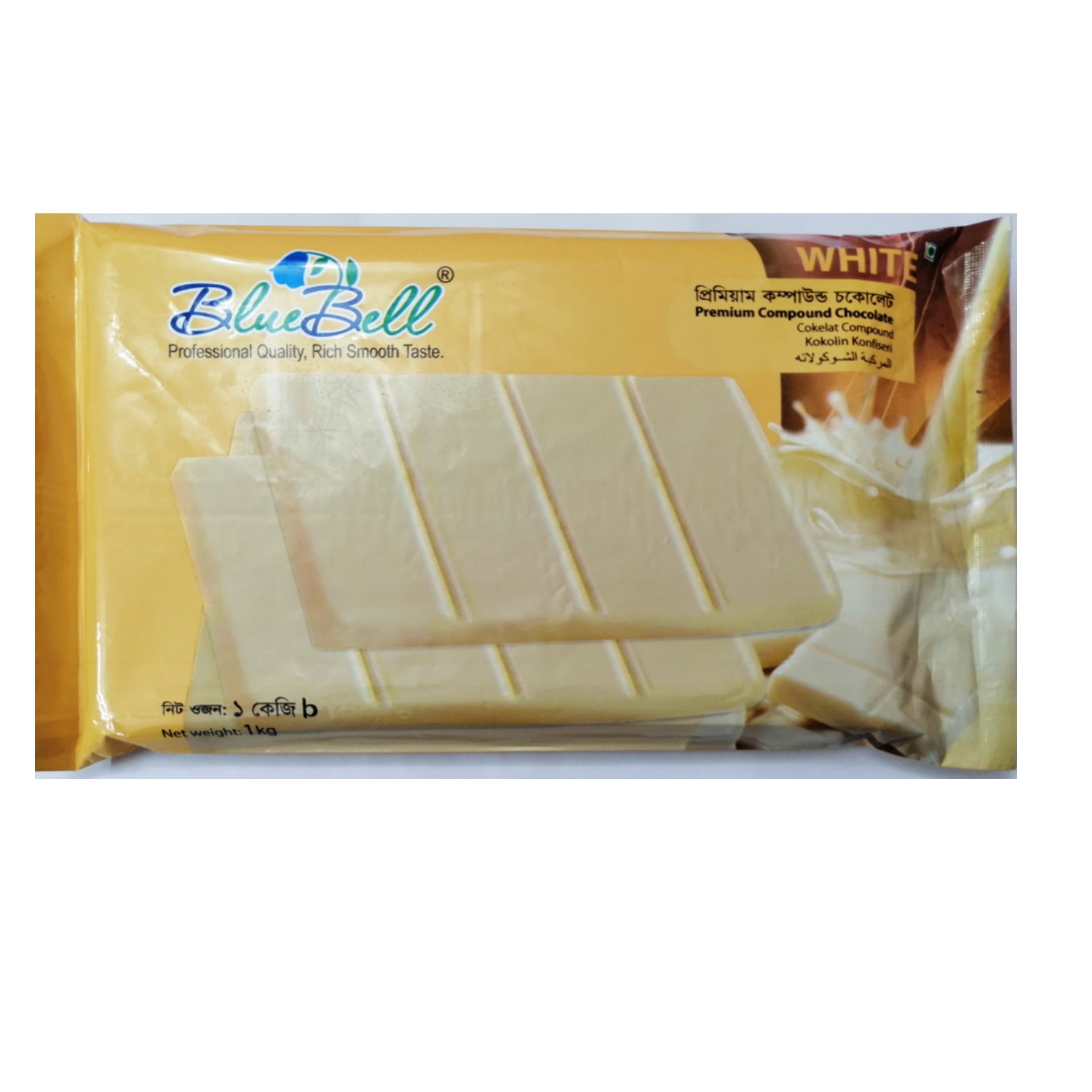Picture of Bluebell White Compound Chocolate 1kg