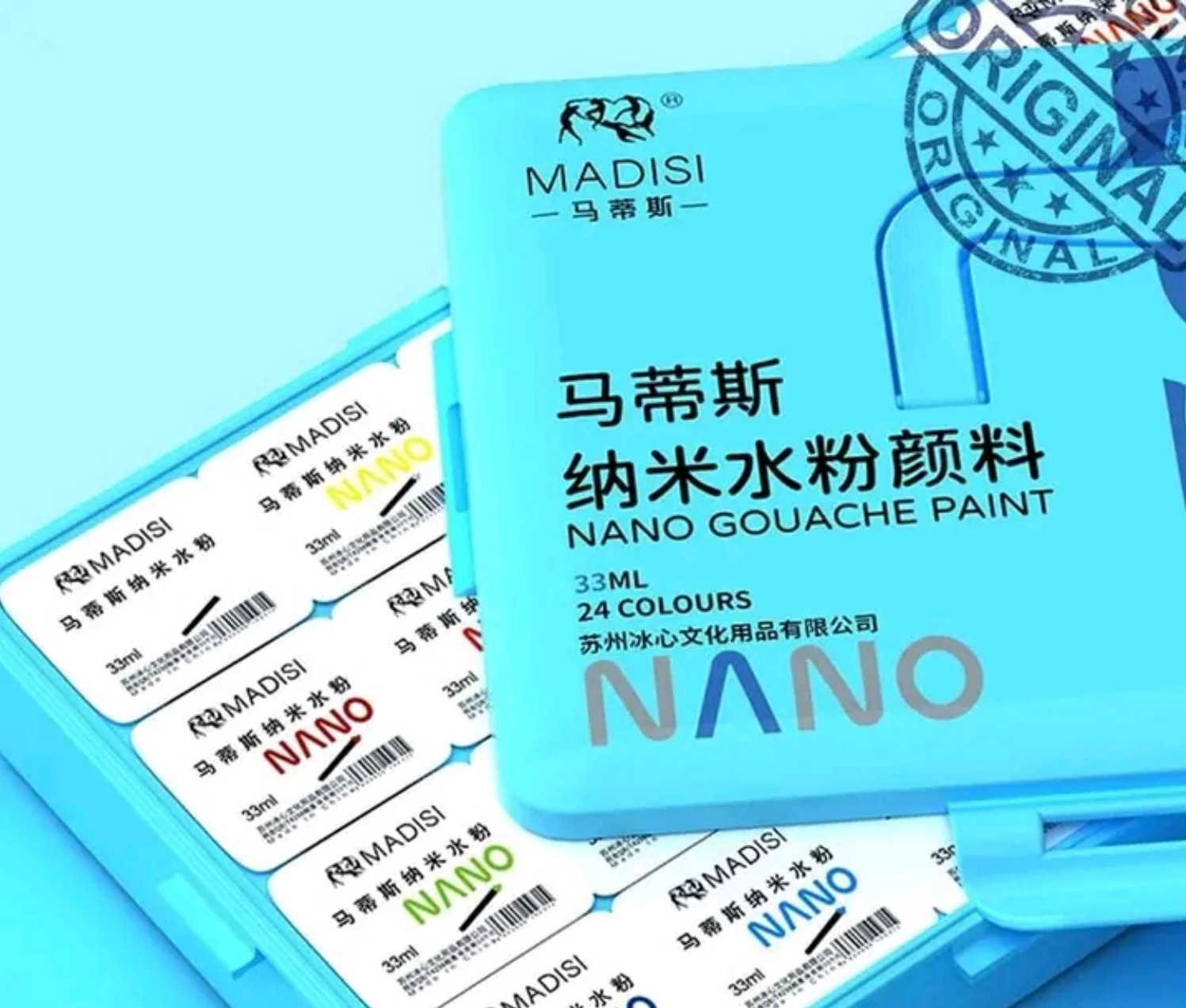 Picture of Madisi Nano Gouache set of 24 colors x 33ml